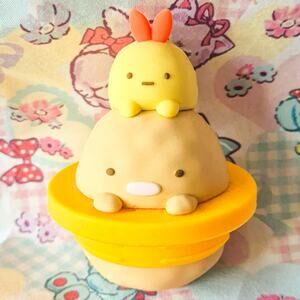 Sumikko Gurashi Tonkatsu & Ebifurai no Shippo Candy Bottle Lid Only San-X 2018